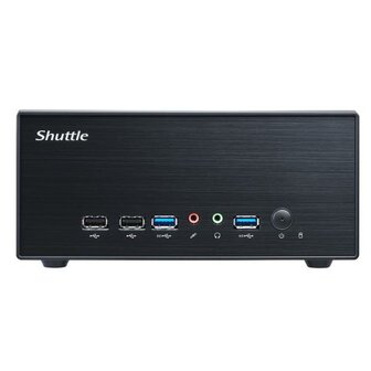 Shuttle XH510G2 XPC Slim PC Barebone, Intel H510, LGA1200, 2x DDR4 (max.64GB) 2.5&quot; bay, HDMI, DP