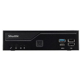 Shuttle DH610 XPC Slim PC Barebone, LGA1700, Intel H610, 2x DDR4 (max.64GB) 1x2.5&quot; bay, M.2, HDMI,