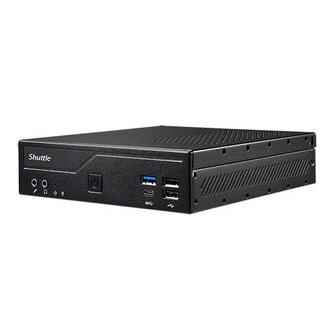 Shuttle DH610 XPC Slim PC Barebone, LGA1700, Intel H610, 2x DDR4 (max.64GB) 1x2.5&quot; bay, M.2, HDMI,