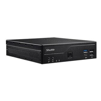 Shuttle DH610 XPC Slim PC Barebone, LGA1700, Intel H610, 2x DDR4 (max.64GB) 1x2.5&quot; bay, M.2, HDMI,