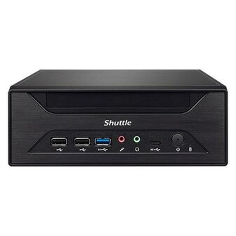 Shuttle XH610 XPC Slim Barebone, LGA1700, Intel H610, HDMI, DP, VGA, 2x COM, 2x LAN, 2x2.5&quot;, 24/7