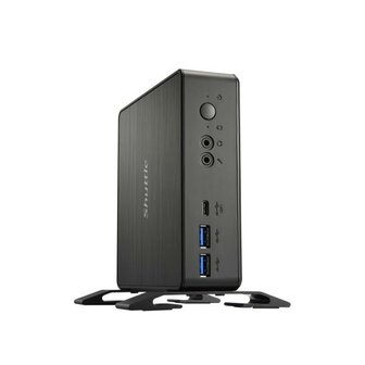 Shuttle NC40U XPC Nano PC NC40U Mini PC barebone, Intel Celeron 7305U, 6x USB3.2, 2x M.2, LAN, 24/7