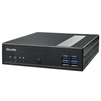 Shuttle DL3000XA XPC Slim System DL3000XA, Intel N100, 8GB RAM, 128GB SSD M.2 NVMe, 2.5 GBit LAN x2