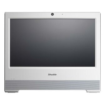 Shuttle X50V9 White All-In-One Barebone X50V9, 15.6&quot; Touch-Screen, Cel. 7305U, Wifi, IP54, fanless