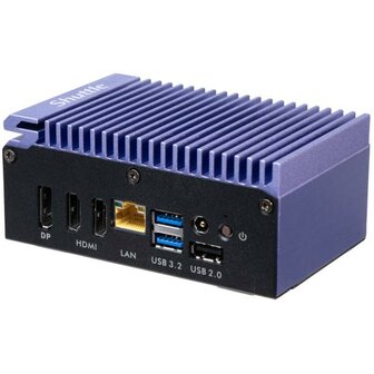 Shuttle SPCEL12 Edge Mini PC Barebone, 0.46L, Intel Celeron J6412 SoC, BGA 1493, DDR4, 2x 2.5G LAN