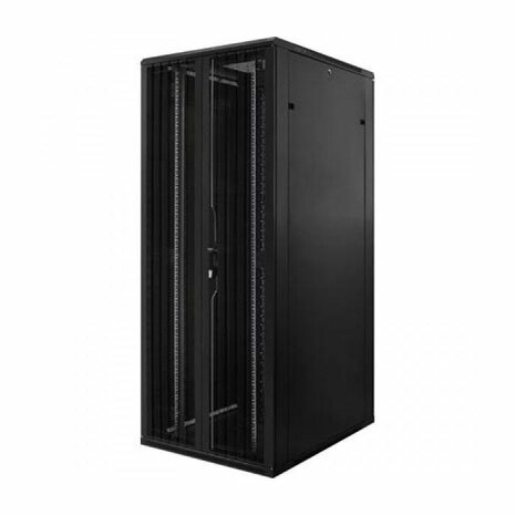 42U serverkast met dubbele geperforeerde voor- en achterdeur 800x1200x2000mm (BxDxH)