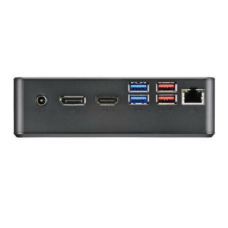 Shuttle NC40U3 XPC Nano PC, Intel Core i3-1215U, 1x HDMI, 1x DP,1xUSB-C/DP, 6x USB3.2, 1x 2.5