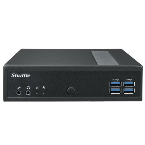 Shuttle DL3000XA XPC Slim System DL3000XA, Intel N100, 8GB RAM, 128GB SSD M.2 NVMe, 2.5 GBit LAN x2