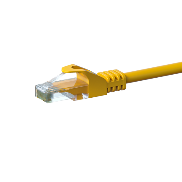 CAT6 UTP patchkabel 0,50m geel - CCA