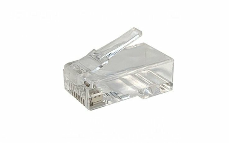 CAT5e Connector RJ45 - Unshielded - voor soepele en stugge kern