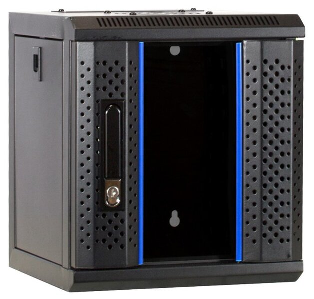 10 inch 4U serverkast met glazen deur 312x310x264mm (BxDxH)