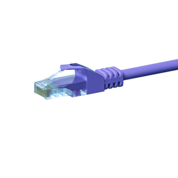 CAT5e UTP patchkabel 3m paars  - CCA