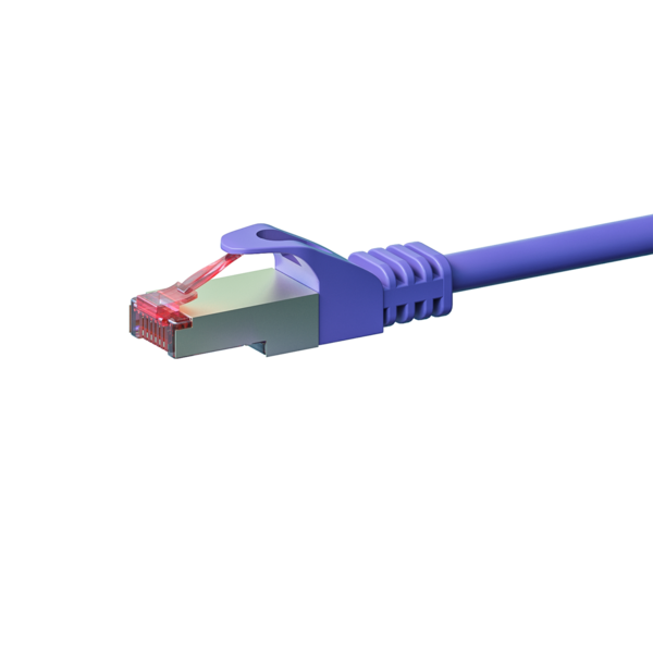 CAT6 S/FTP (PIMF) patchkabel 0,50m paars