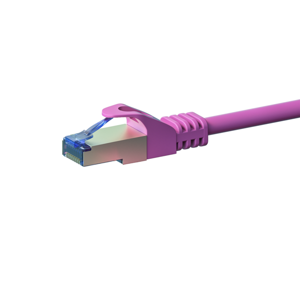 CAT6a S/FTP (PIMF) patchkabel 1,50m roze