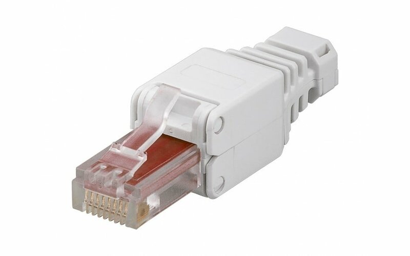 UTP CAT5e Toolless RJ45 Connector - voor stugge en soepele kern