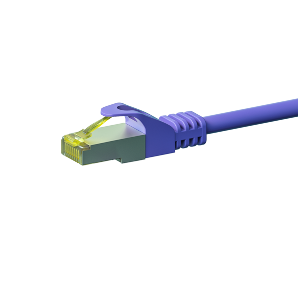 Cat7 S/FTP (PIMF) patchkabel 1m paars