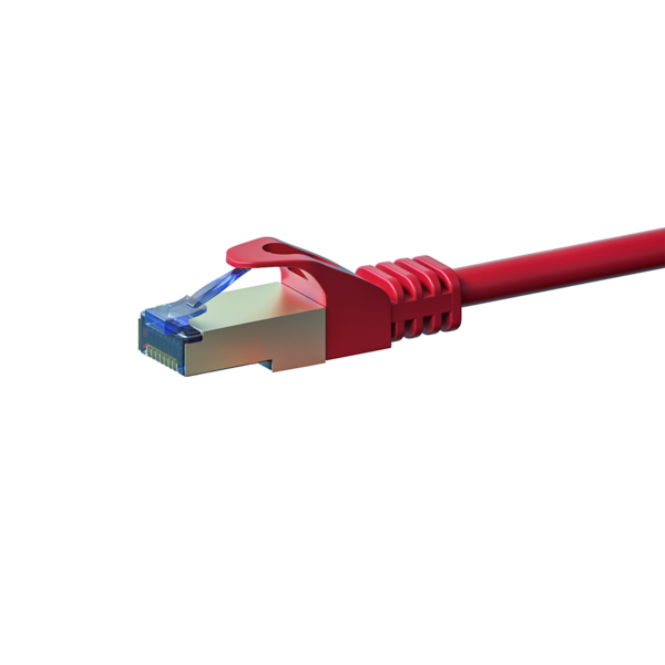 CAT6a S/FTP (PIMF) patchkabel 15m rood