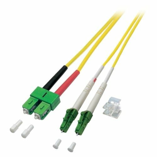 OS2 duplex glasvezel kabel LC/APC-SC/APC 5m