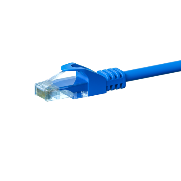 UTP CAT5e patchkabel 0,50m blauw - 100% koper