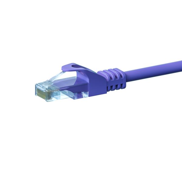 UTP CAT5e patchkabel 5m paars - 100% koper