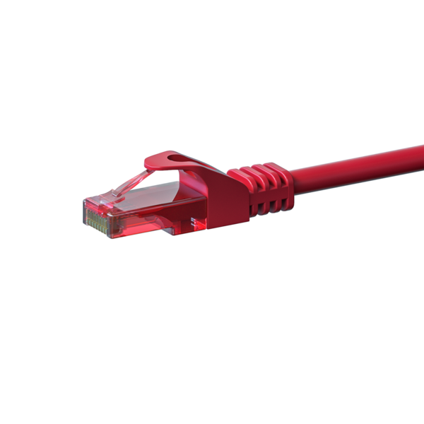 UTP CAT6 patchkabel 1m rood - 100% koper