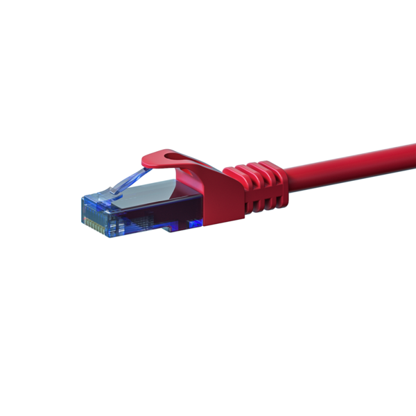 UTP CAT6a patchkabel 15m rood - 100% koper