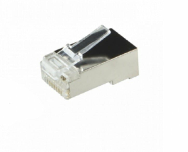 CAT6 Connector RJ45 - Shielded - voor stugge kern