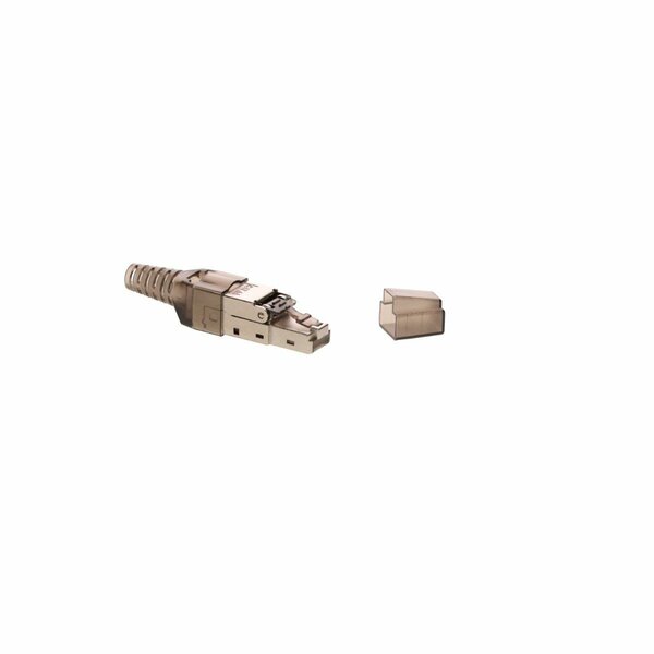 S/FTP CAT6A Toolless RJ45 Connector - voor stugge kern