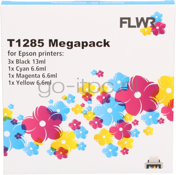 FLWR Epson T1281/2/3/4 Megapack