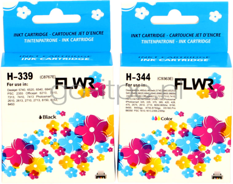 FLWR HP 339/344 2-pack - Optie 73