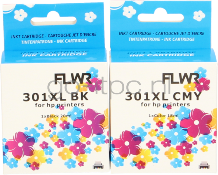 FLWR HP 301XL 2-pack - Optie 77