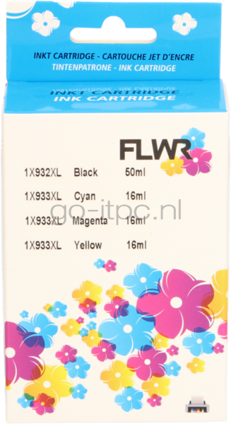 FLWR HP 932XL/933XL 4-pack - Optie 85