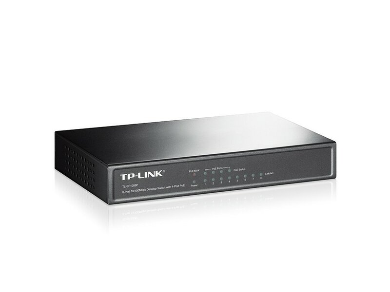 TP-Link 8-poorts SF1008P unmanaged PoE switch