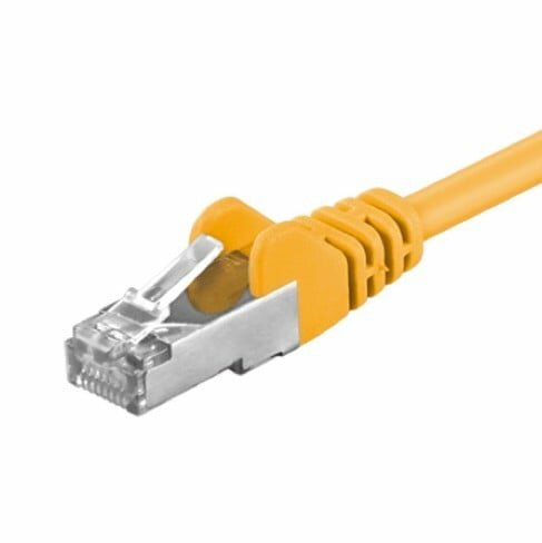 CAT5e FTP patchkabel 10m geel