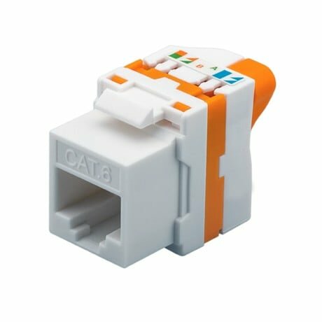 Cat6 UTP Keystone Connector - Toolless Twist