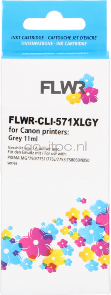 FLWR Canon CLI-571XL grijs