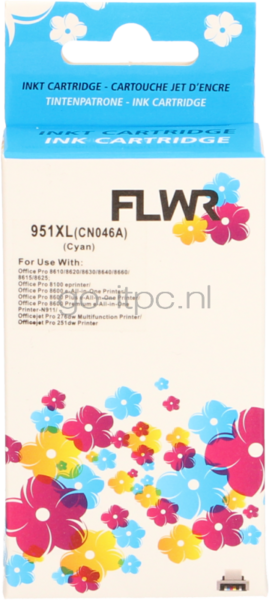 FLWR HP 951XL cyaan