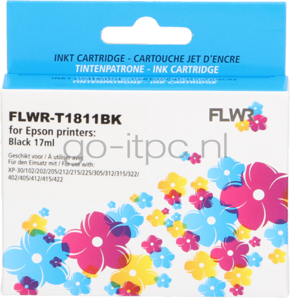 FLWR Epson 18XL zwart