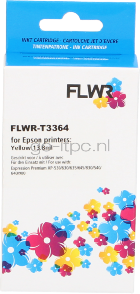 FLWR Epson 33XL (T3364) geel