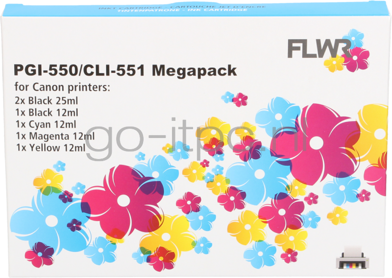 FLWR Canon PGI-550 / CLI-551 Megapack