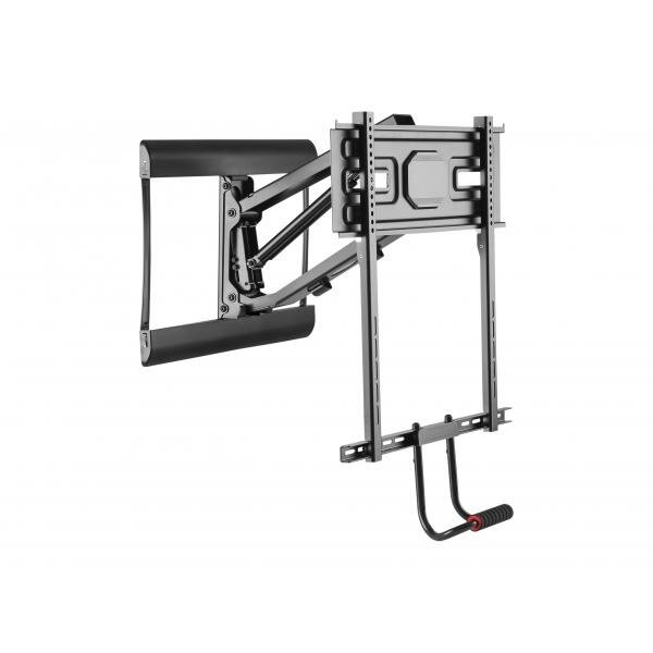 Equip 650326 43&quot;-70&quot; Pull-Down TV Wall Mount Bracket, 200 x 200 mm, 600 x 400 mm, Steel, Black