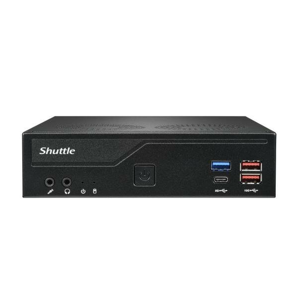 Shuttle DH770 Mini PC barebone, 1.35L, LGA 1700, Intel H770, DDR5-SDRAM, 2x 2.5G LAN, 2x M.2, 24/7