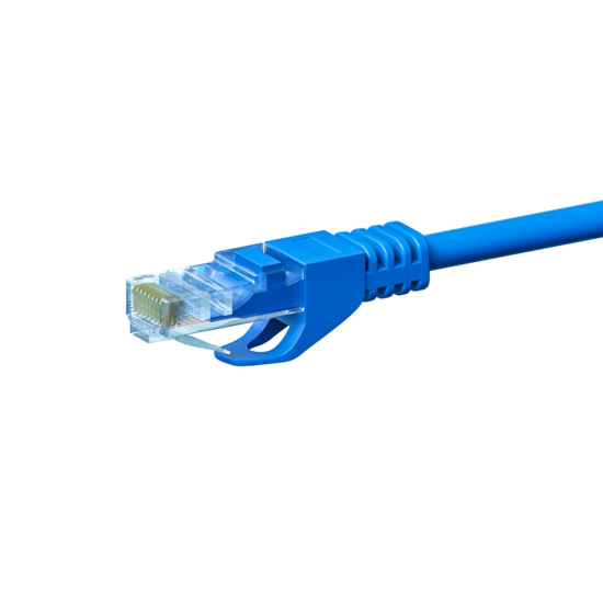 CAT5e UTP patchkabel 0,50m blauw - CCA