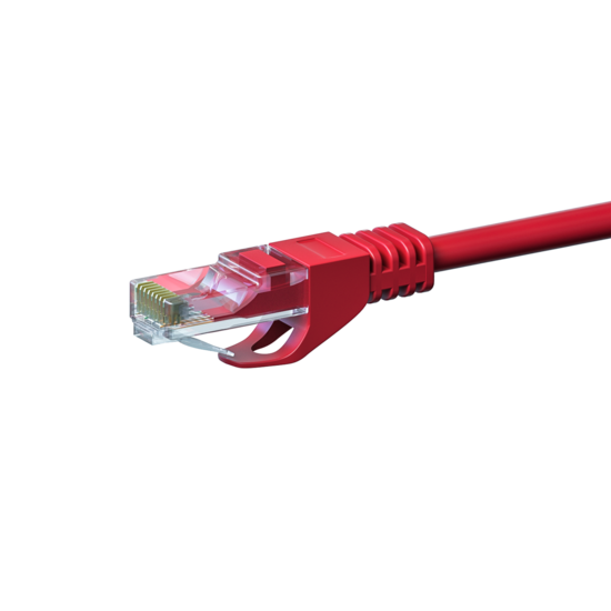 CAT6 UTP patchkabel 0,50m rood - CCA