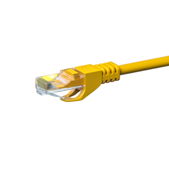 CAT6 UTP patchkabel 0,50m geel - CCA