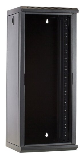 10 inch 15U serverkast met glazen deur 312x310x752mm (BxDxH)