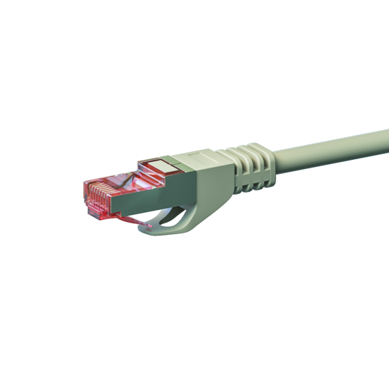 CAT6 S/FTP (PIMF) patchkabel 0,25m grijs