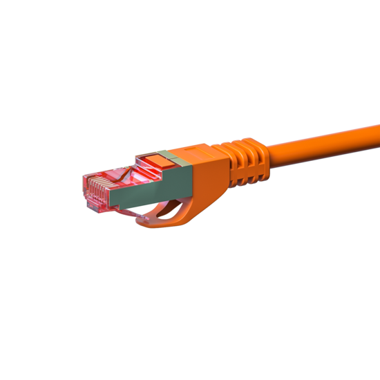 CAT6 S/FTP (PIMF) patchkabel 1m oranje