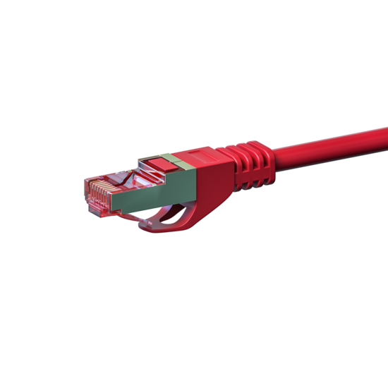 CAT6 S/FTP (PIMF) patchkabel 1m rood