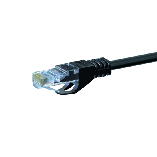 CAT5e UTP patchkabel 7,50m zwart  - CCA